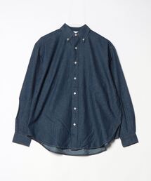 PCM Button Down Shirt-Denim