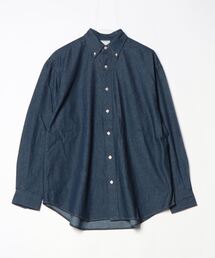 PCM Button Down Shirt-Denim