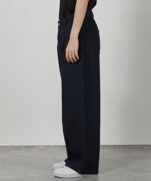 LAKOLE（ラコレ）の「フロントタックデニムパンツ / 592179（デニムパンツ・メンズ・インディゴブルー/ブラック・LARGE/MEDIUM）」の11枚目の写真