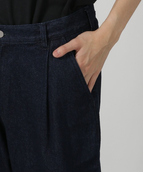 LAKOLE（ラコレ）の「フロントタックデニムパンツ / 592179（デニムパンツ・メンズ・インディゴブルー/ブラック・LARGE/MEDIUM）」の14枚目の写真