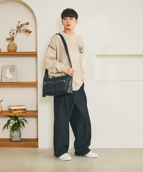 LAKOLE（ラコレ）の「フロントタックデニムパンツ / 592179（デニムパンツ・メンズ・インディゴブルー/ブラック・LARGE/MEDIUM）」の22枚目の写真