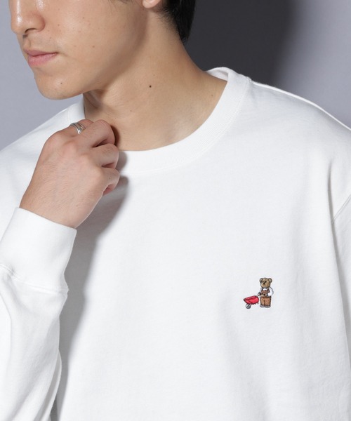 NANO universe（ナノユニバース）の「ナノベア ライトスウェット farmer（スウェット・メンズ・その他1/その他2/その他3/その他4・S/M/L）」の2枚目の写真