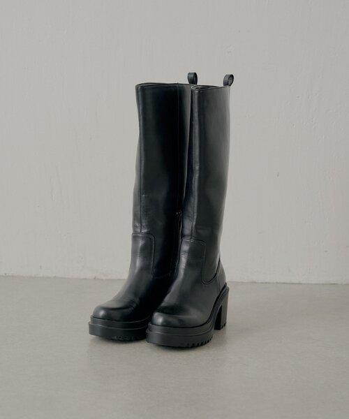 厚底チャンキーソールロングブーツ（ブーツ）｜Chico（チコ）の