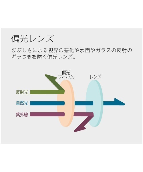 salle de bal（サルデバル）の「【 Calmo Gumi / カルモグミ 】折りたたみ偏光サングラス ボストン型　PDI（サングラス・レディース・オレンジ/グリーン/ブラック/ブルー・FREE）」の5枚目の写真