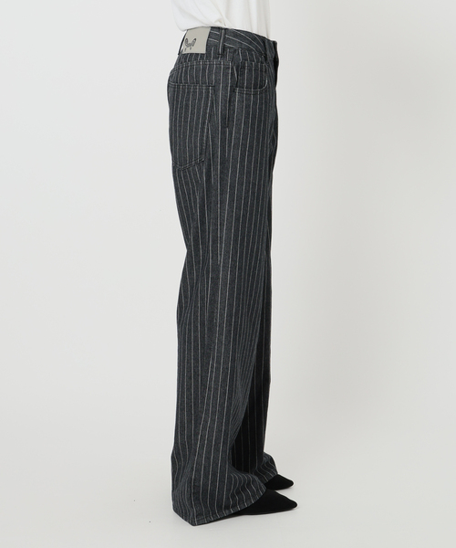 Oriens JOURNAL STANDARD（オリエンス ジャーナルスタンダード）の「ストライプデニム（デニムパンツ・レディース・ブラック/ブルー系その他・36/38）」の18枚目の写真