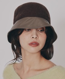 REDYAZEL | レザーコンビバケットハット(キャスケット)