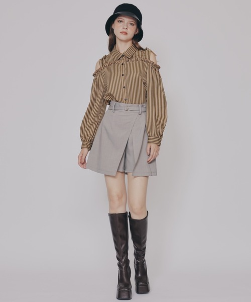 REDYAZEL（レディアゼル）の「レザーコンビバケットハット（キャスケット・レディース・ブラウン/ブラック・FREE）」の10枚目の写真