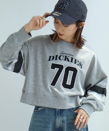 【GENUINE DICKIES/ジェニュインディッキーズ】裏毛 クルーネック ショート丈 スウェット トレーナー
