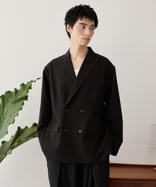 セール】LUCY/【25年秋冬新作】TRダブルブレストテーラードジャケット