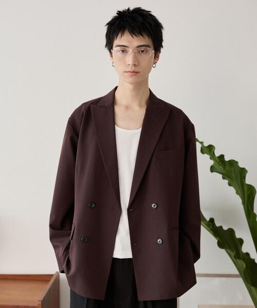 LUCY(ルーシー)の「LUCY/TRダブルブレストテーラードジャケット(テーラードジャケット・メンズ・ブラウン/ブラック・MEDIUM/LARGE)」の13枚目の写真