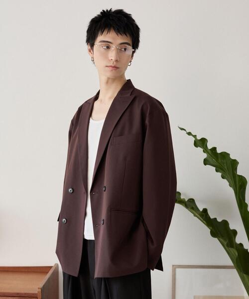 LUCY(ルーシー)の「LUCY/TRダブルブレストテーラードジャケット(テーラードジャケット・メンズ・ブラウン/ブラック・MEDIUM/LARGE)」の14枚目の写真