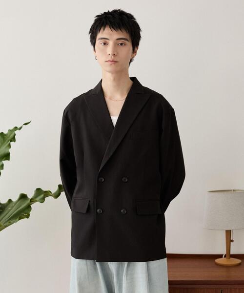 LUCY(ルーシー)の「LUCY/TRダブルブレストテーラードジャケット(テーラードジャケット・メンズ・ブラウン/ブラック・MEDIUM/LARGE)」の8枚目の写真