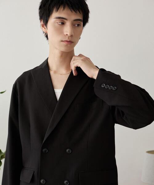 LUCY(ルーシー)の「LUCY/TRダブルブレストテーラードジャケット(テーラードジャケット・メンズ・ブラウン/ブラック・MEDIUM/LARGE)」の7枚目の写真