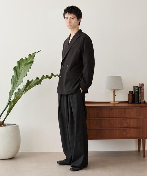 LUCY(ルーシー)の「LUCY/TRダブルブレストテーラードジャケット(テーラードジャケット・メンズ・ブラウン/ブラック・MEDIUM/LARGE)」の10枚目の写真