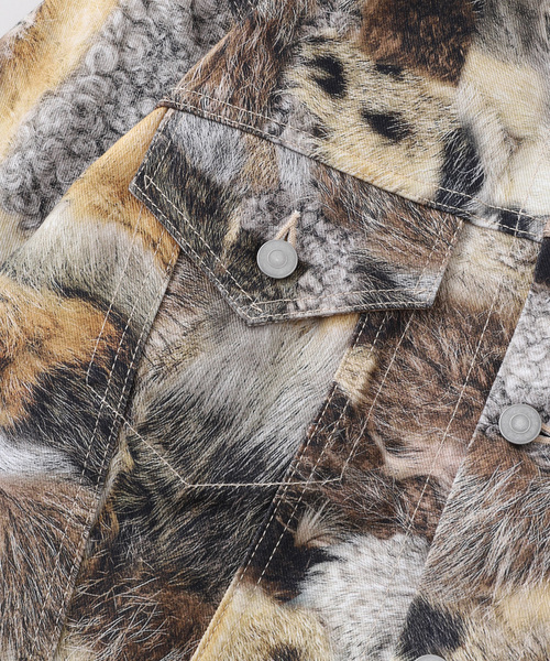 WISM(ウィズム)の「TOLQ / トルク Printed Trucker Jacket(その他アウター・メンズ・その他・4/3)」の6枚目の写真