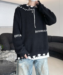 セール】□新色追加【FVLMEN】shaggy fur crew knit pullover/シャギー 