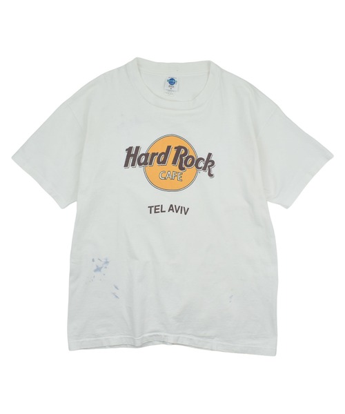 VINTAGE(ヴィンテージ)の「【USED】90’s HARD ROCK CAFE 企業ロゴ Tシャツ USA製(Tシャツ/カットソー・メンズ・ホワイト・X-LARGE)」の1枚目の写真