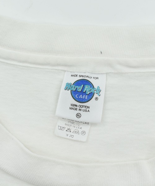 VINTAGE(ヴィンテージ)の「【USED】90’s HARD ROCK CAFE 企業ロゴ Tシャツ USA製(Tシャツ/カットソー・メンズ・ホワイト・X-LARGE)」の9枚目の写真