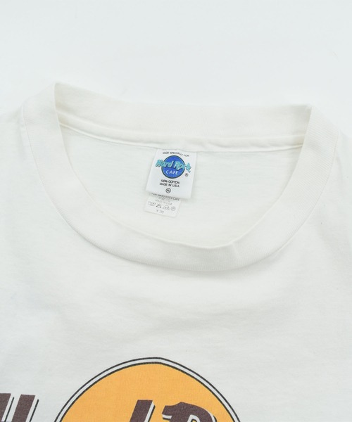 VINTAGE(ヴィンテージ)の「【USED】90’s HARD ROCK CAFE 企業ロゴ Tシャツ USA製(Tシャツ/カットソー・メンズ・ホワイト・X-LARGE)」の10枚目の写真