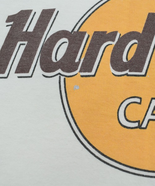VINTAGE(ヴィンテージ)の「【USED】90’s HARD ROCK CAFE 企業ロゴ Tシャツ USA製(Tシャツ/カットソー・メンズ・ホワイト・X-LARGE)」の4枚目の写真