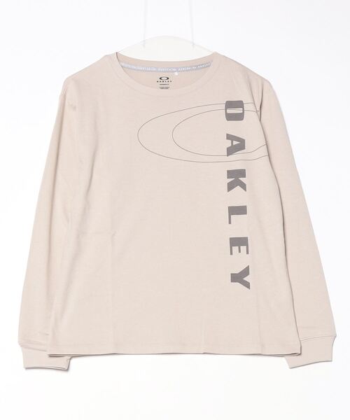 OAKLEY（オークリー）の「オークリー  RADIANT TC SHADOW L/S TEE 10.0（Tシャツ/カットソー・レディース・サンドグレー/ブラック/ラベンダー・M/L）」の3枚目の写真