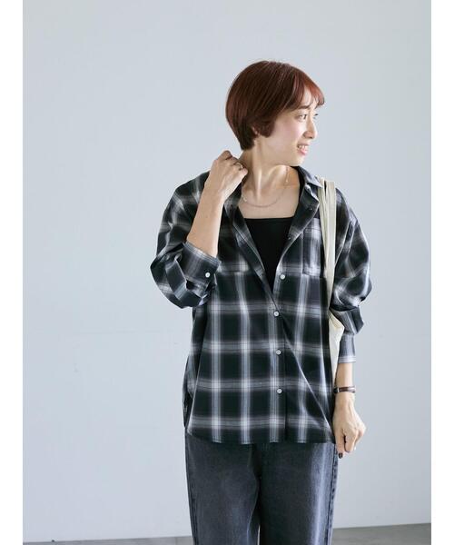 Lugnoncure（ルノンキュール）の「アソートレギュラーシャツ（シャツ/ブラウス・レディース・ブルー/ブラック/ベージュ/オフホワイト・F）」の12枚目の写真