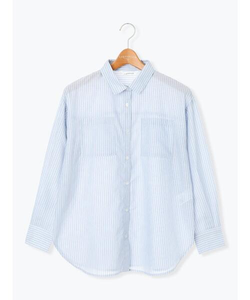 Lugnoncure（ルノンキュール）の「アソートレギュラーシャツ（シャツ/ブラウス・レディース・ブルー/ブラック/ベージュ/オフホワイト・F）」の5枚目の写真