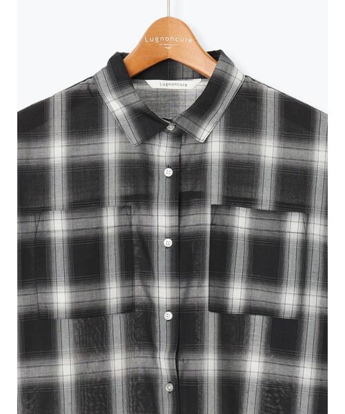 Lugnoncure（ルノンキュール）の「アソートレギュラーシャツ（シャツ/ブラウス・レディース・ブルー/ブラック/ベージュ/オフホワイト・F）」の13枚目の写真