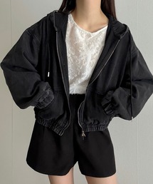 Cham.（チャム）の「ショートデニムパーカー（ブルゾン）」