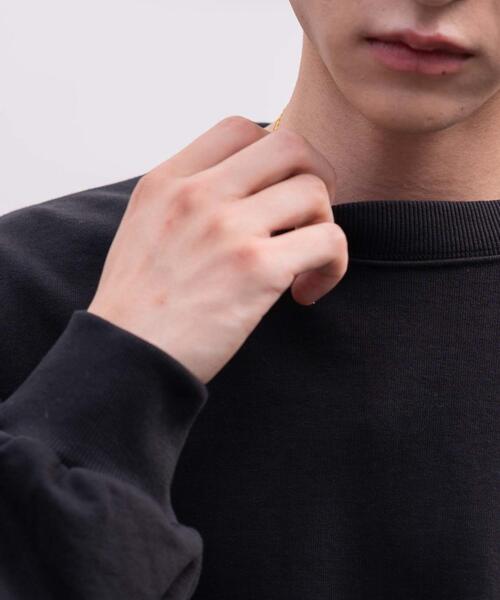 WEGO（ウィゴー）の「WEGO/バルーンクロップドプルオーバー（スウェット・メンズ・ブラック/ブラウン/ブラック系その他・MEDIUM/LARGE）」の4枚目の写真