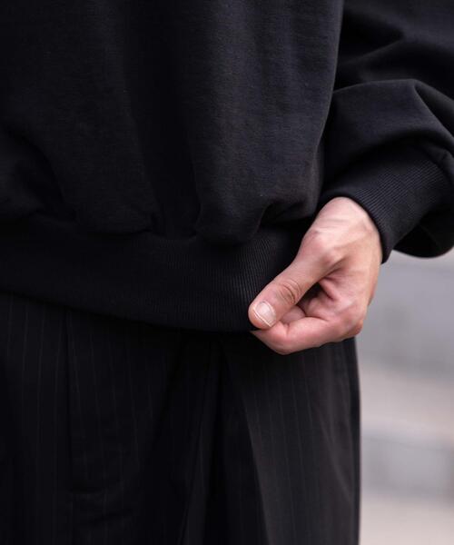 WEGO（ウィゴー）の「WEGO/バルーンクロップドプルオーバー（スウェット・メンズ・ブラック/ブラウン/ブラック系その他・MEDIUM/LARGE）」の6枚目の写真