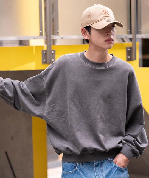 WEGO（ウィゴー）の「WEGO/バルーンクロップドプルオーバー（スウェット・メンズ・ブラック/ブラウン/ブラック系その他・MEDIUM/LARGE）」の21枚目の写真