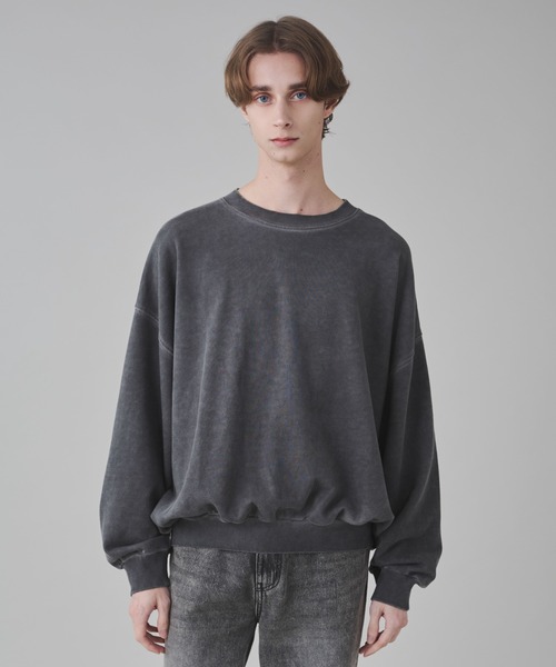 WEGO（ウィゴー）の「WEGO/バルーンクロップドプルオーバー（スウェット・メンズ・ブラック/ブラウン/ブラック系その他・MEDIUM/LARGE）」の3枚目の写真