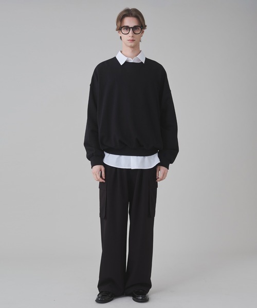 WEGO（ウィゴー）の「WEGO/バルーンクロップドプルオーバー（スウェット・メンズ・ブラック/ブラウン/ブラック系その他・MEDIUM/LARGE）」の17枚目の写真