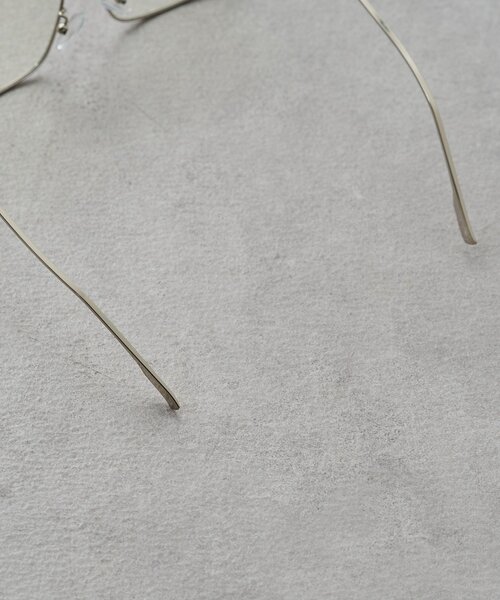 LOUNGEDRESS（ラウンジドレス）の「【GALENA/ガレナ】Bigスクエアメタルフレームメガネ（メガネ・レディース・シルバー/ゴールド・FREE）」の3枚目の写真