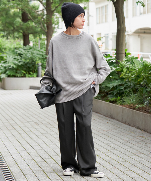Spick & Span(スピックアンドスパン)の「《追加2》サテンイージーパンツ(その他パンツ・レディース・ベージュ系その他/ブラック・38/40/36)」の16枚目の写真