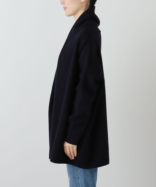 スムース ニットガウン ショートコート（その他アウター