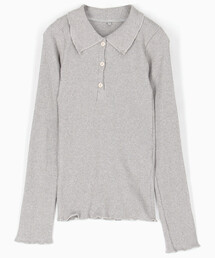 Baserange/ベースレンジ DUAL LONG SLEEVE TEE / TTDLS-RCR-WI25 / ロングスリーブ ポロニット