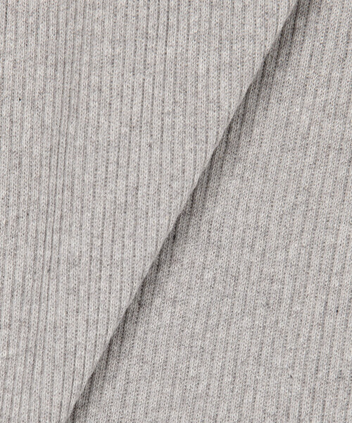 BASERANGE（ベースレンジ）の「Baserange/ベースレンジ DUAL LONG SLEEVE TEE / TTDLS-RCR-WI25 / ロングスリーブ ポロニット（ニット/セーター・レディース・グレー・SMALL）」の7枚目の写真