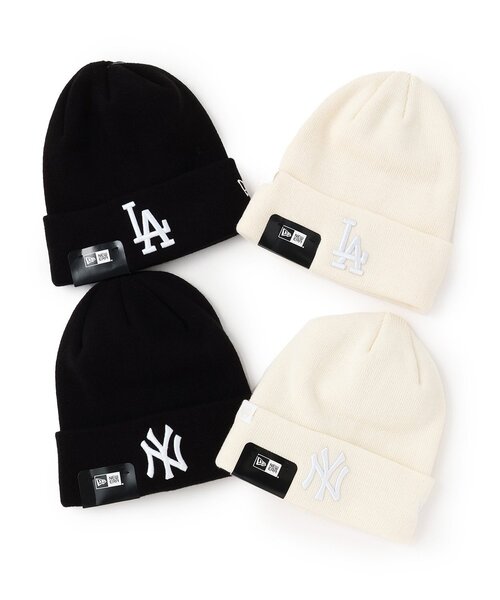 LOVETOXIC（ラブトキシック）の「【NEWERA】ベーシックMLBビーニー（ニットキャップ/ビーニー・キッズ・アイボリー/カラフル/ホワイト/ブラック・F）」の9枚目の写真