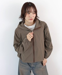 ABYS（アビス）の「チェックシャツブルゾン/フーディー（ブルゾン）」