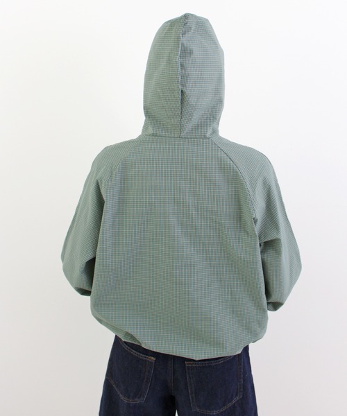 ABYS（アビス）の「チェックシャツブルゾン/フーディー（ブルゾン・レディース・ブラウン/ブラック/ブルー・FREE）」の17枚目の写真