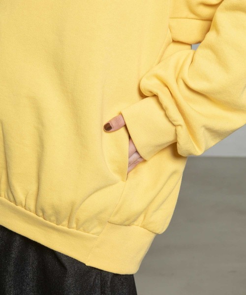 MARECHAL TERRE（マルシャルテル）の「ロングスウェットパーカー（パーカー・レディース・ブルー/ピンク/イエロー/ブラック・MEDIUM）」の12枚目の写真