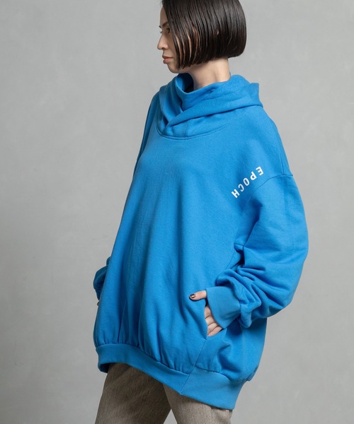 MARECHAL TERRE（マルシャルテル）の「ロングスウェットパーカー（パーカー・レディース・ブルー/ピンク/イエロー/ブラック・MEDIUM）」の15枚目の写真