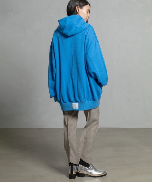 MARECHAL TERRE（マルシャルテル）の「ロングスウェットパーカー（パーカー・レディース・ブルー/ピンク/イエロー/ブラック・MEDIUM）」の17枚目の写真