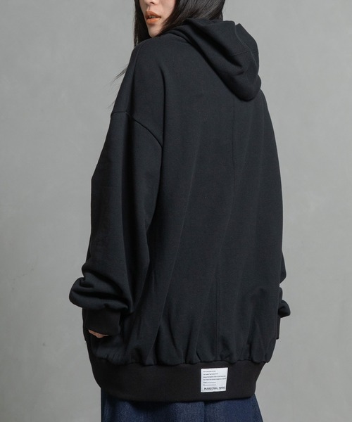 MARECHAL TERRE（マルシャルテル）の「ロングスウェットパーカー（パーカー・レディース・ブルー/ピンク/イエロー/ブラック・MEDIUM）」の21枚目の写真