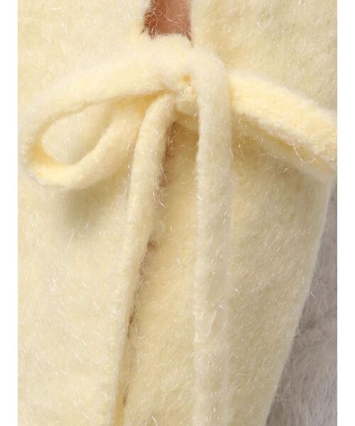 dazzlin（ダズリン）の「ルミナスカラーオフショルニット（ニット/セーター・レディース・ピンク/イエロー/オフホワイト/チャコールグレー/ブルー・FREE）」の6枚目の写真