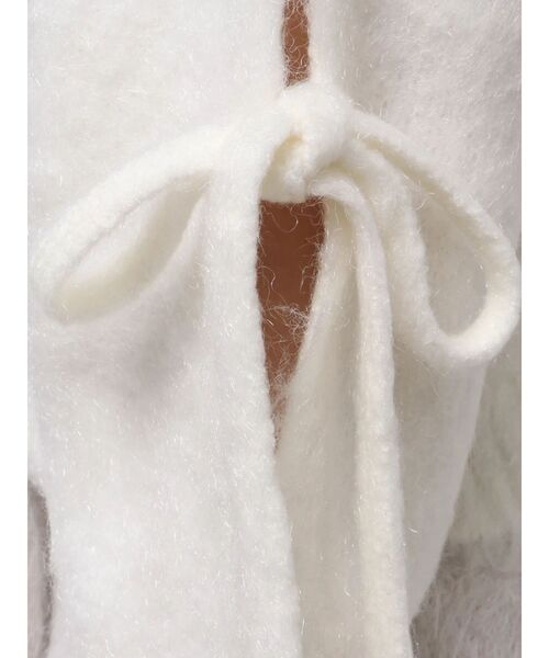 dazzlin（ダズリン）の「ルミナスカラーオフショルニット（ニット/セーター・レディース・ピンク/イエロー/オフホワイト/チャコールグレー/ブルー・FREE）」の8枚目の写真