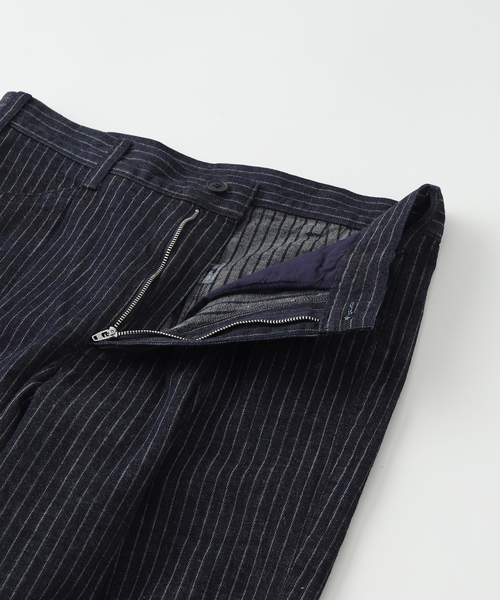 EDIFICE（エディフィス）の「tatamass(タタマス)  ストライプ デニム パンツ（デニムパンツ・メンズ・ネイビー・LARGE/MEDIUM）」の4枚目の写真