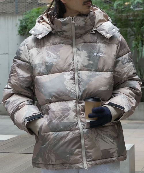 RVCA メンズ BACK PRINT PUFFER JKT ジャケット 【2025年秋冬モデル